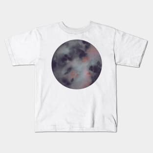 Moon watercolor Kids T-Shirt